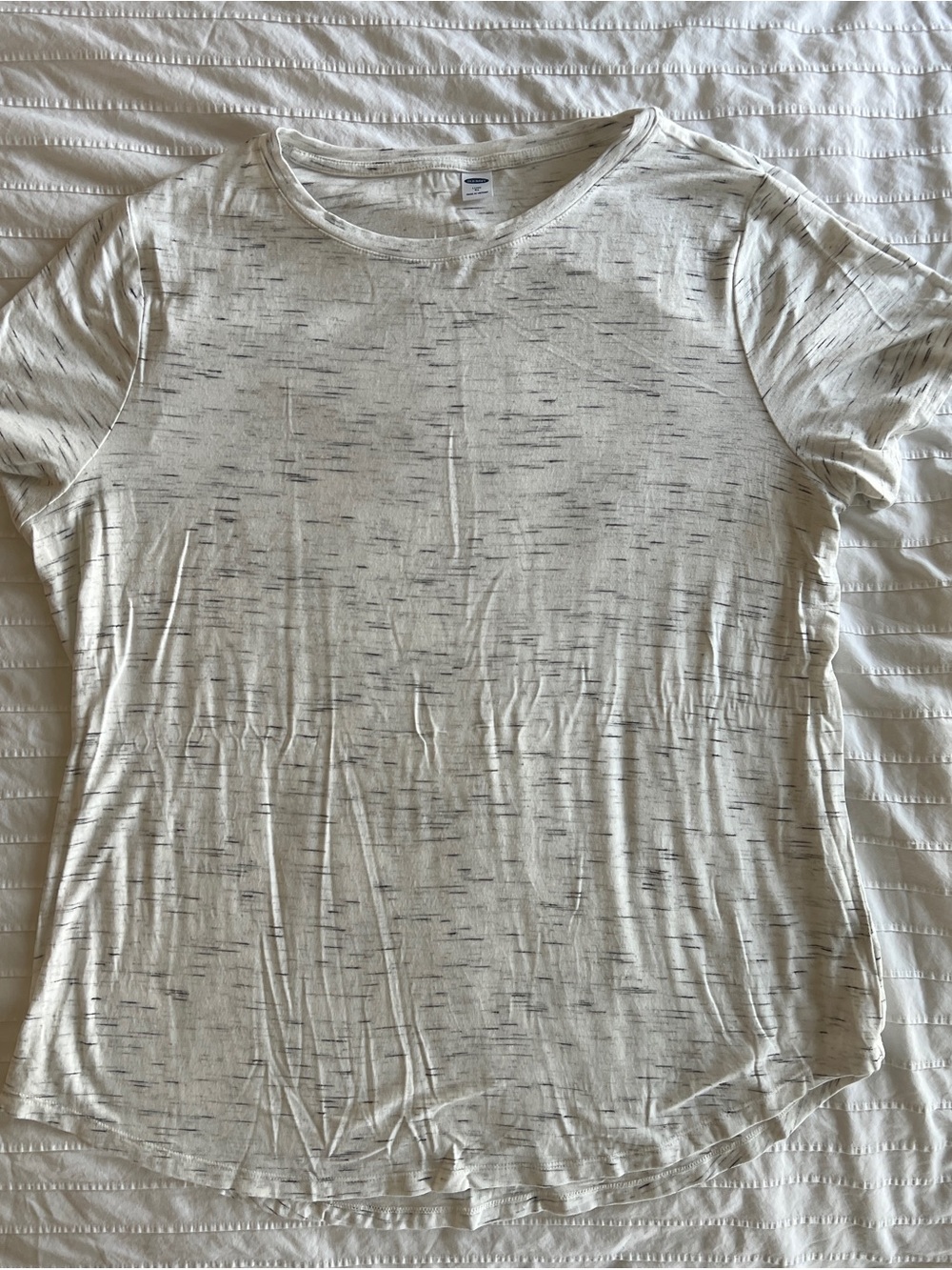 Old Navy Light Heather Gray Short-Sleeve Crewneck Tee